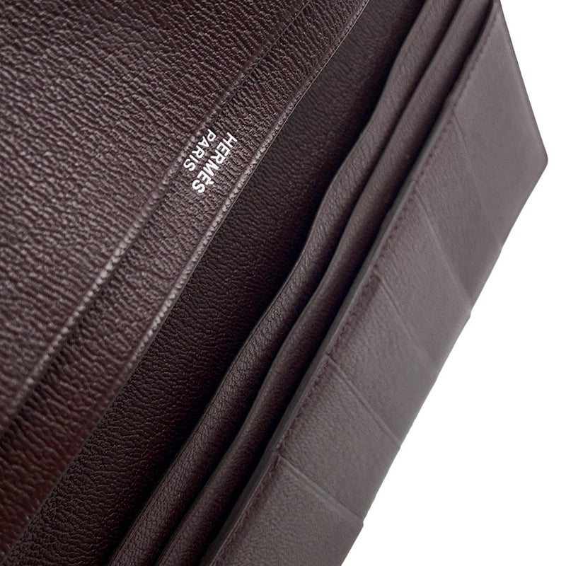 エルメス 長財布 MC2 フレミング ハバナ  アリゲーターマット K刻印 HERMES 財布 メンズ