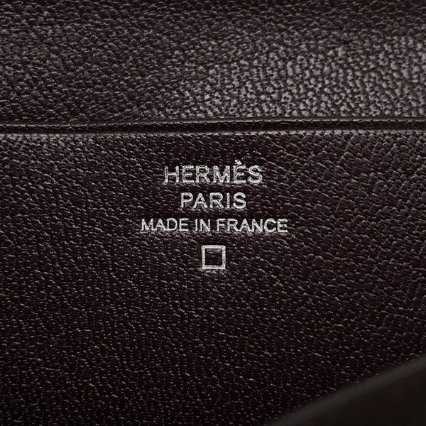 エルメス 長財布 MC2 フレミング ハバナ  アリゲーターマット K刻印 HERMES 財布 メンズ