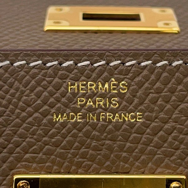 エルメス ケリーウォレット ロング トゥーゴー エトゥープ/ゴールド金具 エプソン K刻印 財布