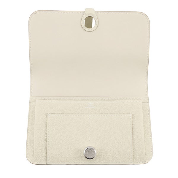 エルメス 長財布 ドゴンGM デュオ クレ/シルバー金具 トゴ K刻印 HERMES 財布