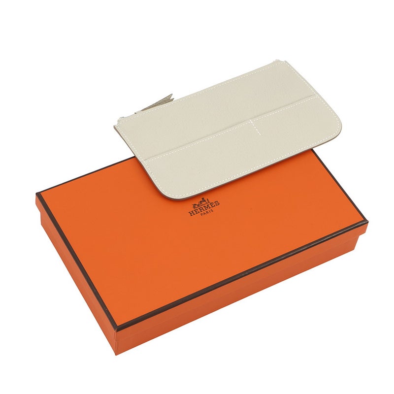 エルメス 長財布 ドゴンGM デュオ クレ/シルバー金具 トゴ K刻印 HERMES 財布