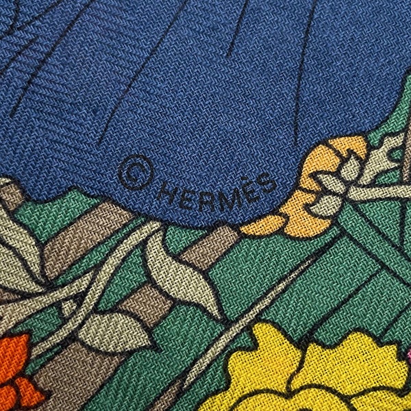 エルメス ストール トライアングル ジェアン ローブ・レジェール Robe Lgre HERMES カシミヤ シルク 2025年春夏