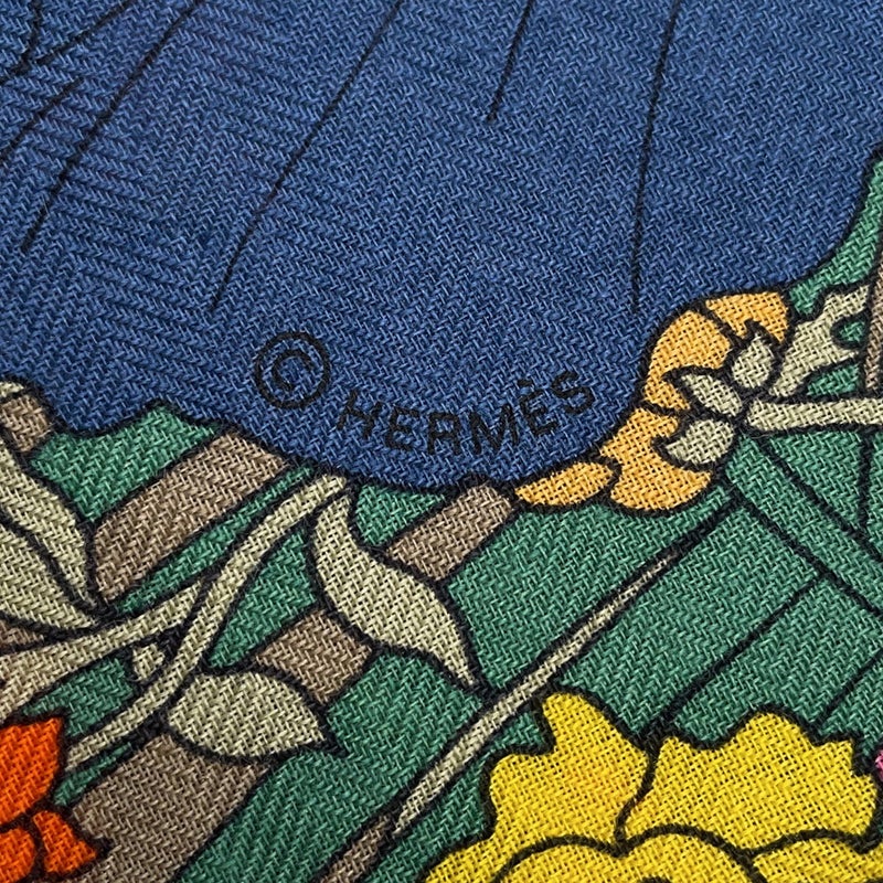 エルメス ストール トライアングル ジェアン ローブ・レジェール Robe Lgre HERMES カシミヤ シルク 2025年春夏