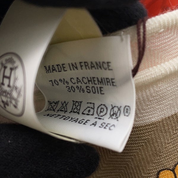 エルメス ストール トライアングル ジェアン ローブ・レジェール Robe Lgre HERMES カシミヤ シルク 2025年春夏