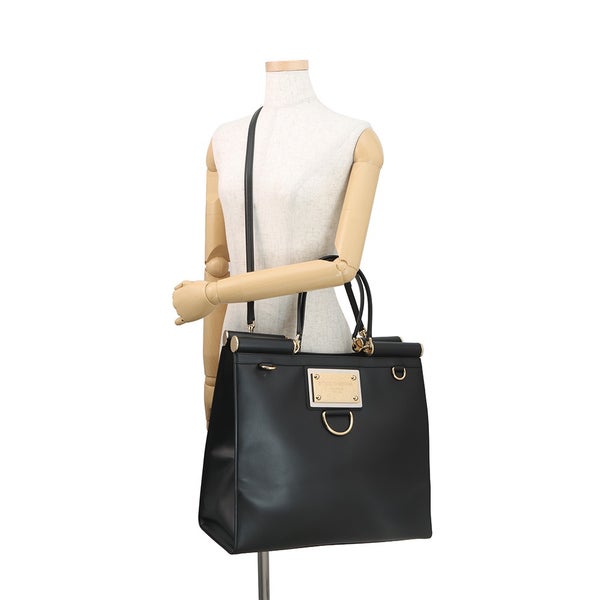 ドルチェ&ガッバーナ トートバッグ シシリー レザー BB7016AW57618099 DOLCE&GABBANA 黒 2way