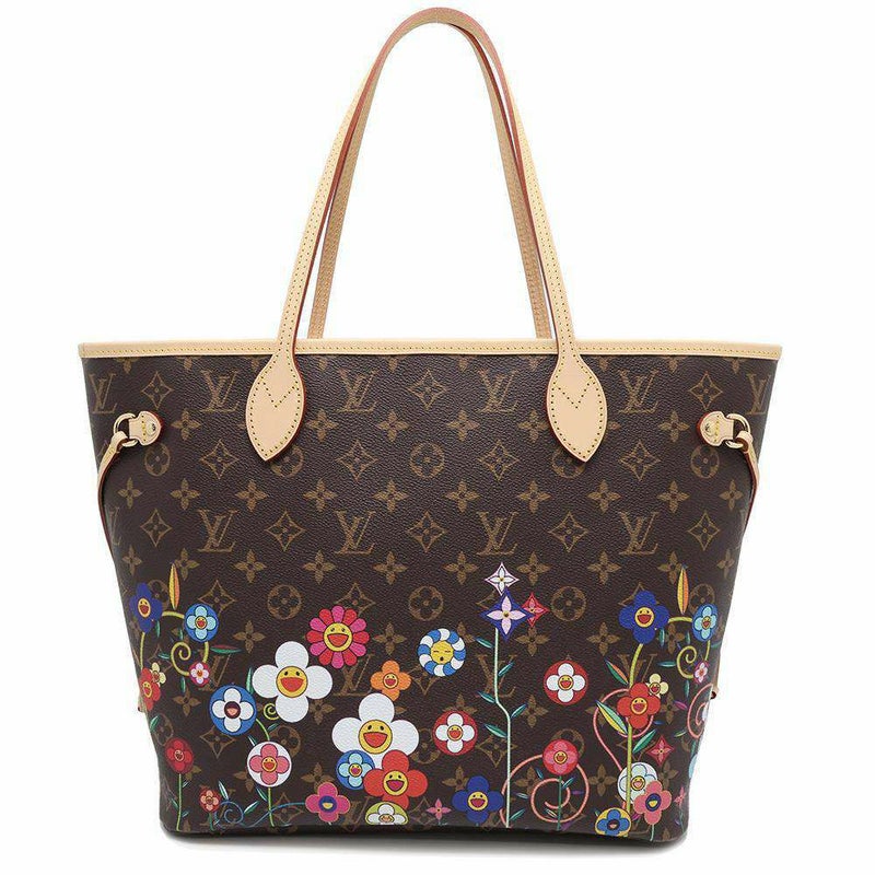 ルイヴィトン トートバッグ モノグラム LV × TM ネヴァーフルMM ポーチ付き M13271 LOUIS VUITTON 村上隆 コラボ