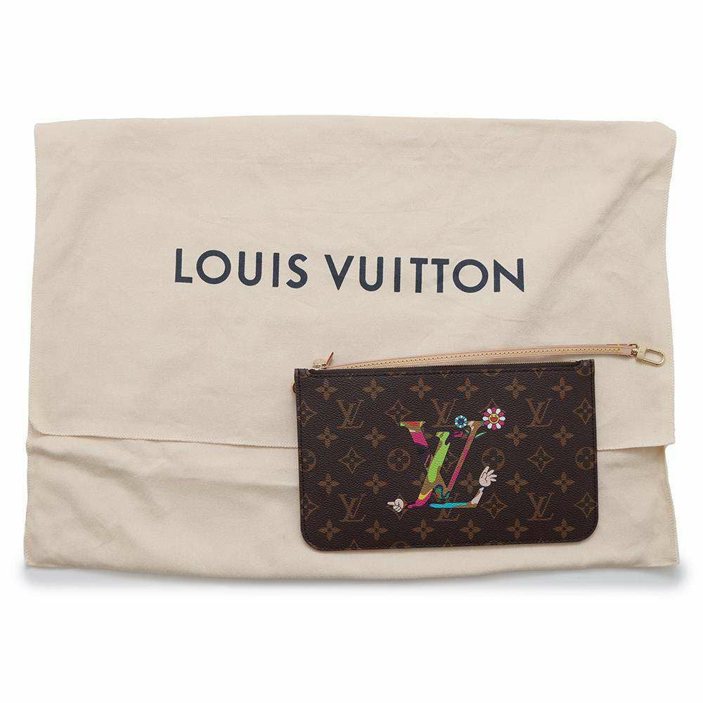 ルイヴィトン トートバッグ モノグラム LV × TM ネヴァーフルMM ポーチ