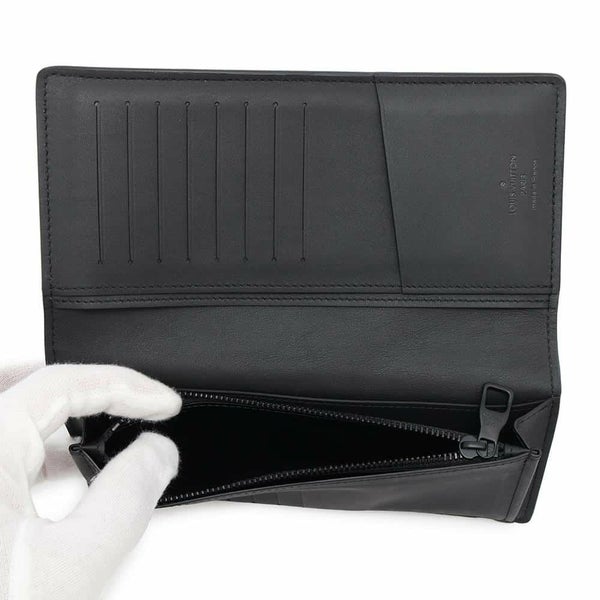 ルイヴィトン 長財布 モノグラム・トリヨン ポルトフォイユ・ブラザ M69038 LOUIS VUITTON 財布 黒 ブラック