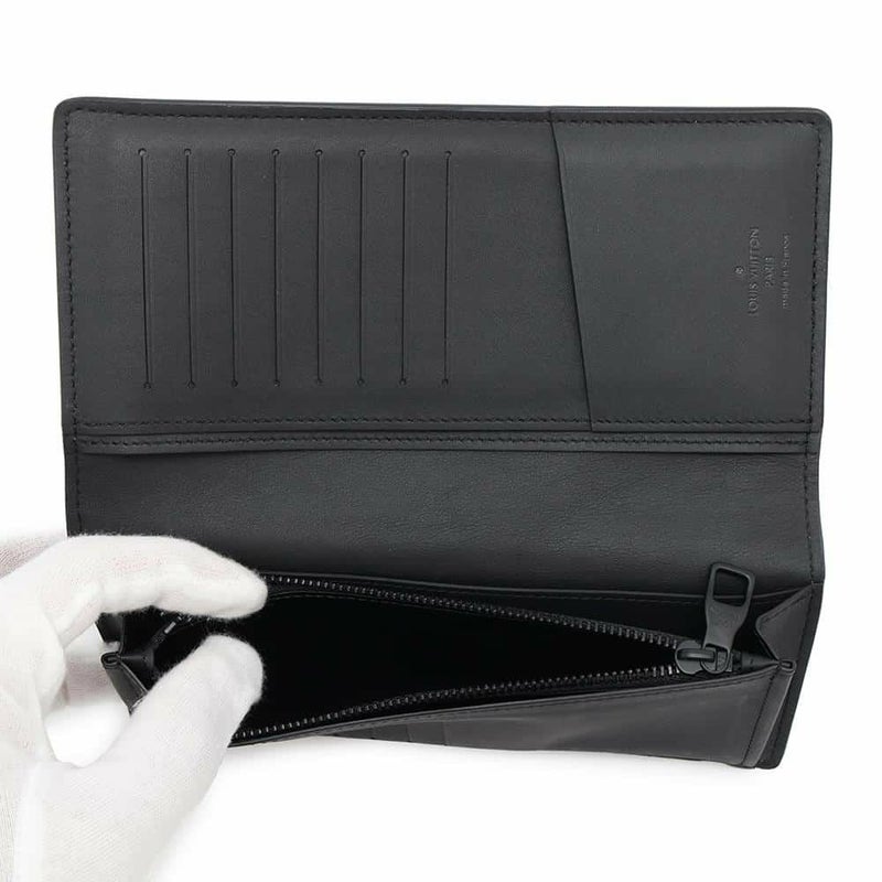 ルイヴィトン 長財布 モノグラム・トリヨン ポルトフォイユ・ブラザ M69038 LOUIS VUITTON 財布 黒 ブラック