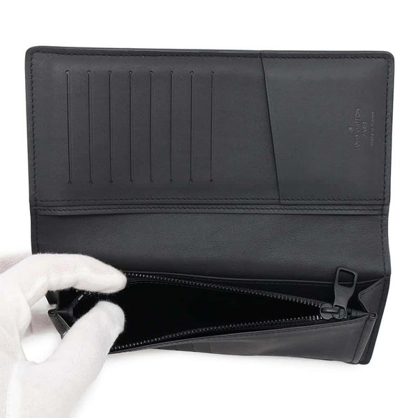 ルイヴィトン 長財布 モノグラム・トリヨン ポルトフォイユ・ブラザ M69038 LOUIS VUITTON 財布 黒 ブラック