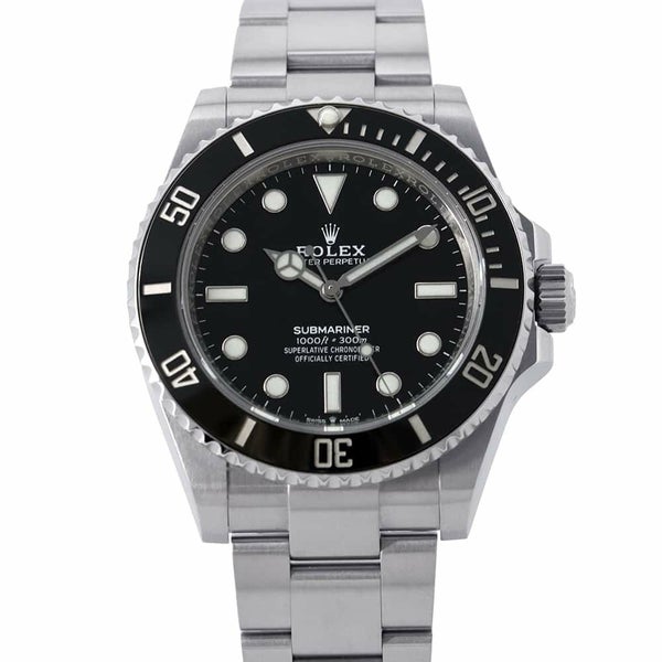 ロレックス サブマリーナ ノンデイト ランダムシリアル ルーレット 124060 ROLEX 腕時計 ウォッチ 黒文字盤