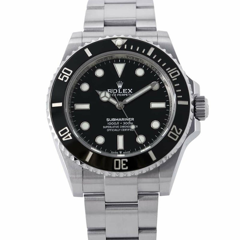 ロレックス サブマリーナ ノンデイト ランダムシリアル ルーレット 124060 ROLEX 腕時計 ウォッチ 黒文字盤