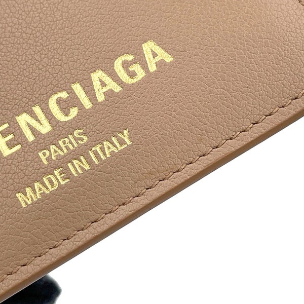 バレンシアガ カードケース CASH2.0 カーフレザー 810899 BALENCIAGA ベージュ