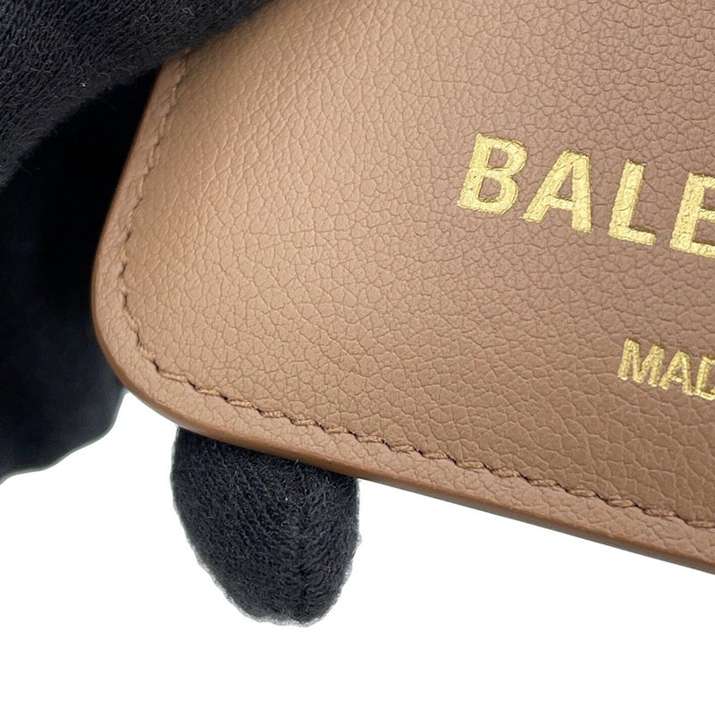バレンシアガ カードケース CASH2.0 カーフレザー 810899 BALENCIAGA ベージュ