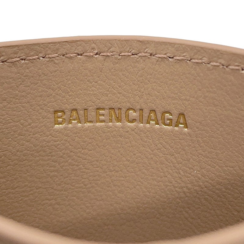 バレンシアガ カードケース CASH2.0 カーフレザー 810899 BALENCIAGA ベージュ