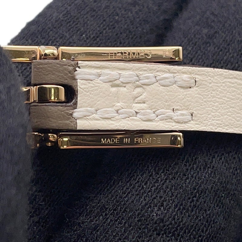 エルメス ビーアピ ドゥブルトゥール エトゥープ/ナタ/ゴールド金具 スイフト サイズT2