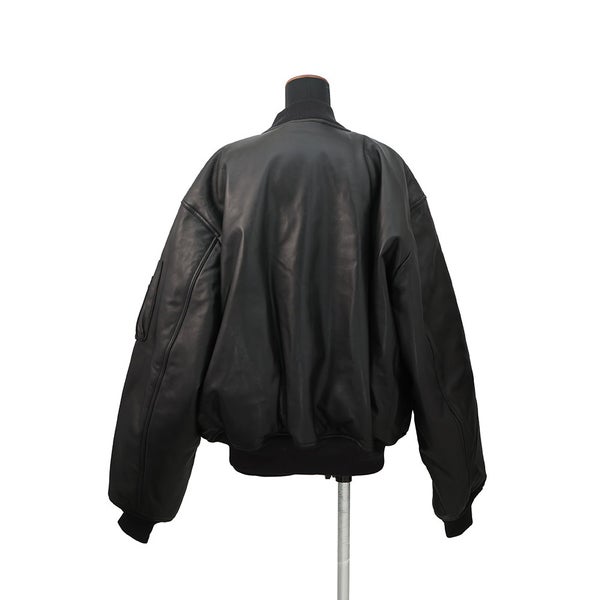 バレンシアガ ジャケット ボンバージャケット レディースサイズS 808911 BALENCIAGA 黒 アウター