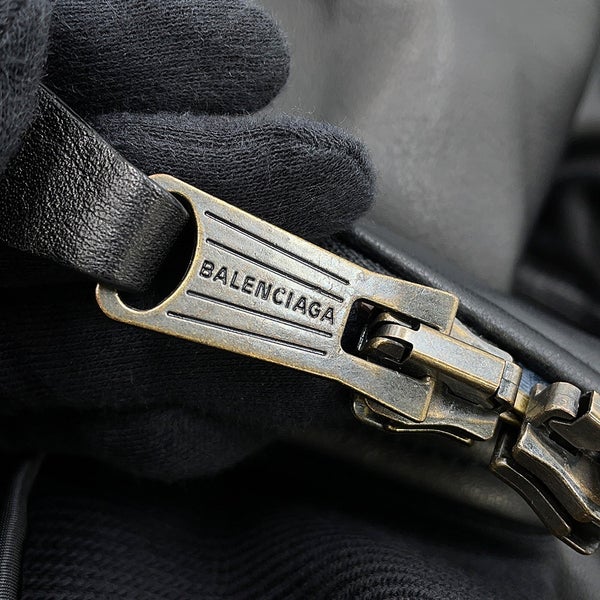 バレンシアガ ジャケット ボンバージャケット レディースサイズS 808911 BALENCIAGA 黒 アウター