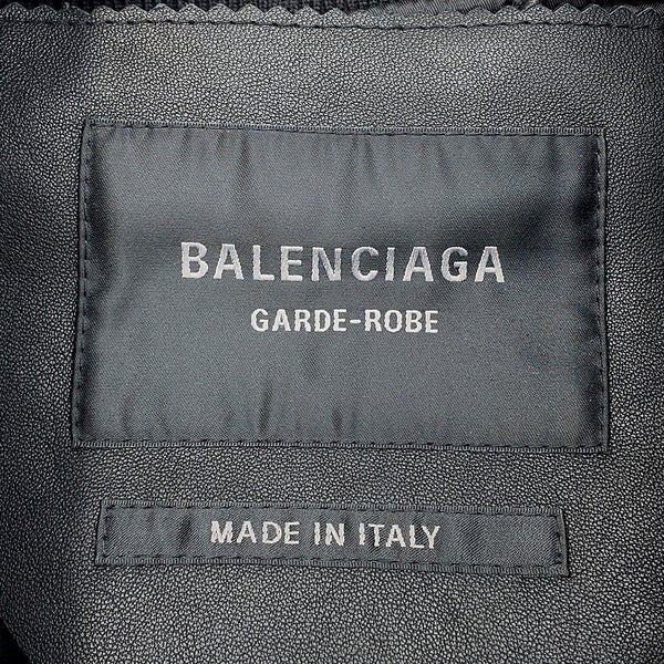 バレンシアガ ジャケット ボンバージャケット レディースサイズS 808911 BALENCIAGA 黒 アウター