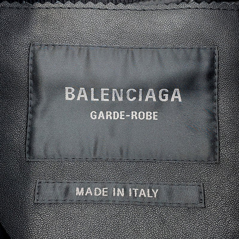 バレンシアガ ジャケット ボンバージャケット レディースサイズS 808911 BALENCIAGA 黒 アウター