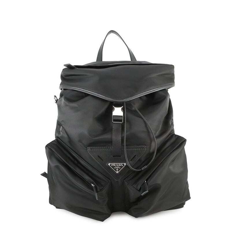 プラダ リュック Re-Nylon バックパック 2VZ108 PRADA バッグ リュックサック 黒 2way