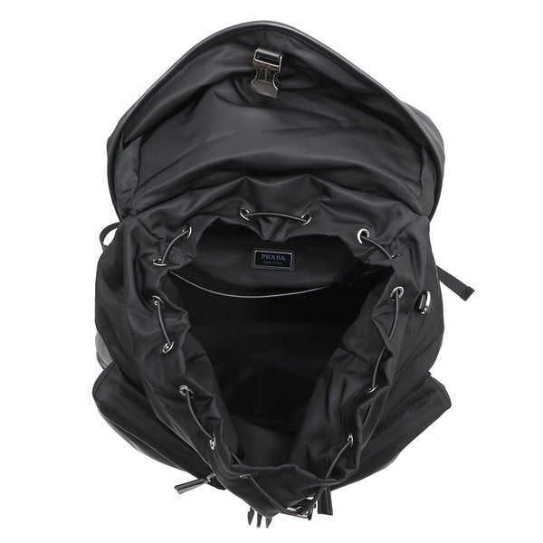 プラダ リュック Re-Nylon バックパック 2VZ108 PRADA バッグ リュックサック 黒 2way