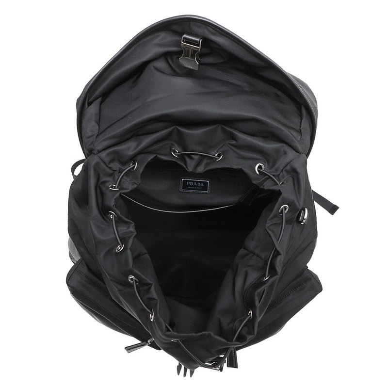 プラダ リュック Re-Nylon バックパック 2VZ108 PRADA バッグ リュックサック 黒 2way