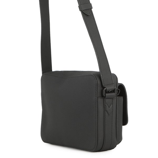 ルイヴィトン ショルダーバッグ ワクシーカーフレザー ボーディング・メッセンジャー M15265 ヴィトン ブラック 黒