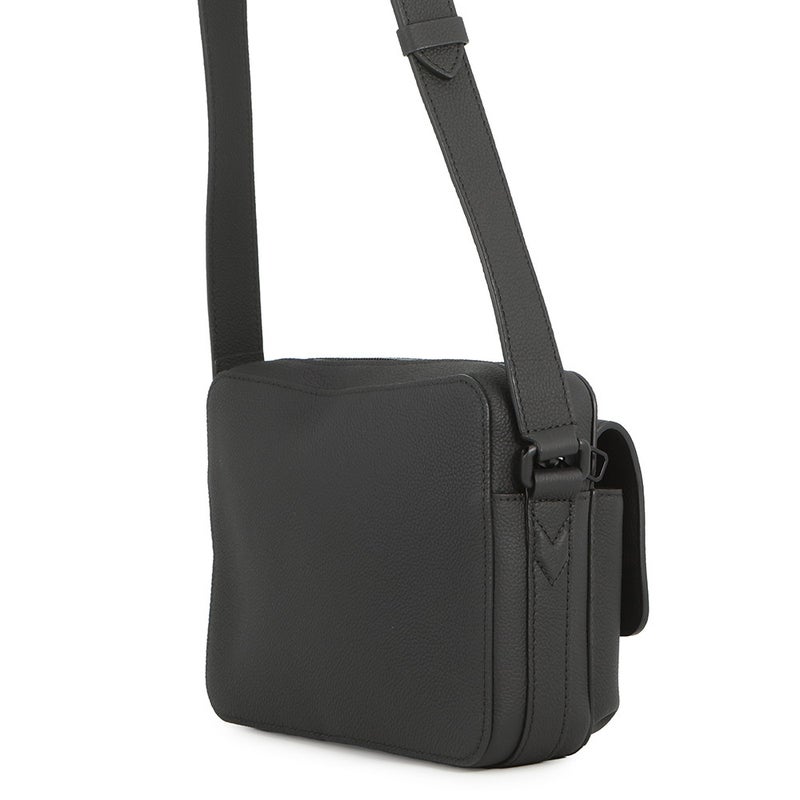 ルイヴィトン ショルダーバッグ ワクシーカーフレザー ボーディング・メッセンジャー M15265 ヴィトン ブラック 黒