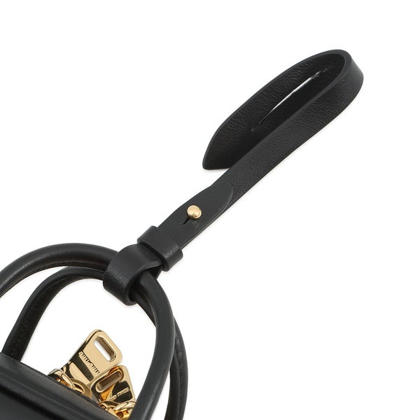 ミュウミュウ バッグチャーム マイクロバッグ レザー 5NR036 Miu Miu 黒