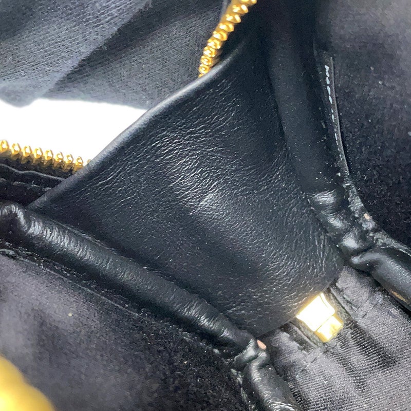 ミュウミュウ バッグチャーム マイクロバッグ レザー 5NR036 Miu Miu 黒