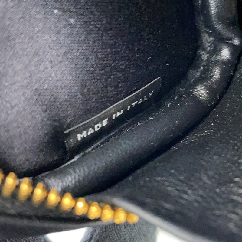 ミュウミュウ バッグチャーム マイクロバッグ レザー 5NR036 Miu Miu 黒