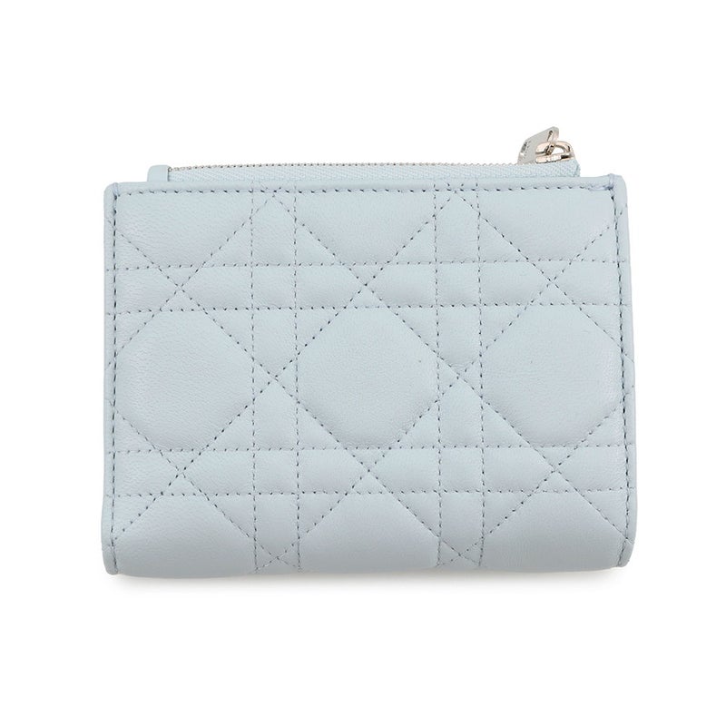 クリスチャン・ディオール 二つ折り財布 レディディオール カナージュ Dahlia ウォレット S2605PUQA