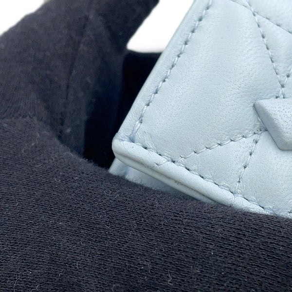 クリスチャン・ディオール 三つ折り財布 カナージュ My Dior Hibiscus Lジップウォレット ラムスキン S2608PUQA