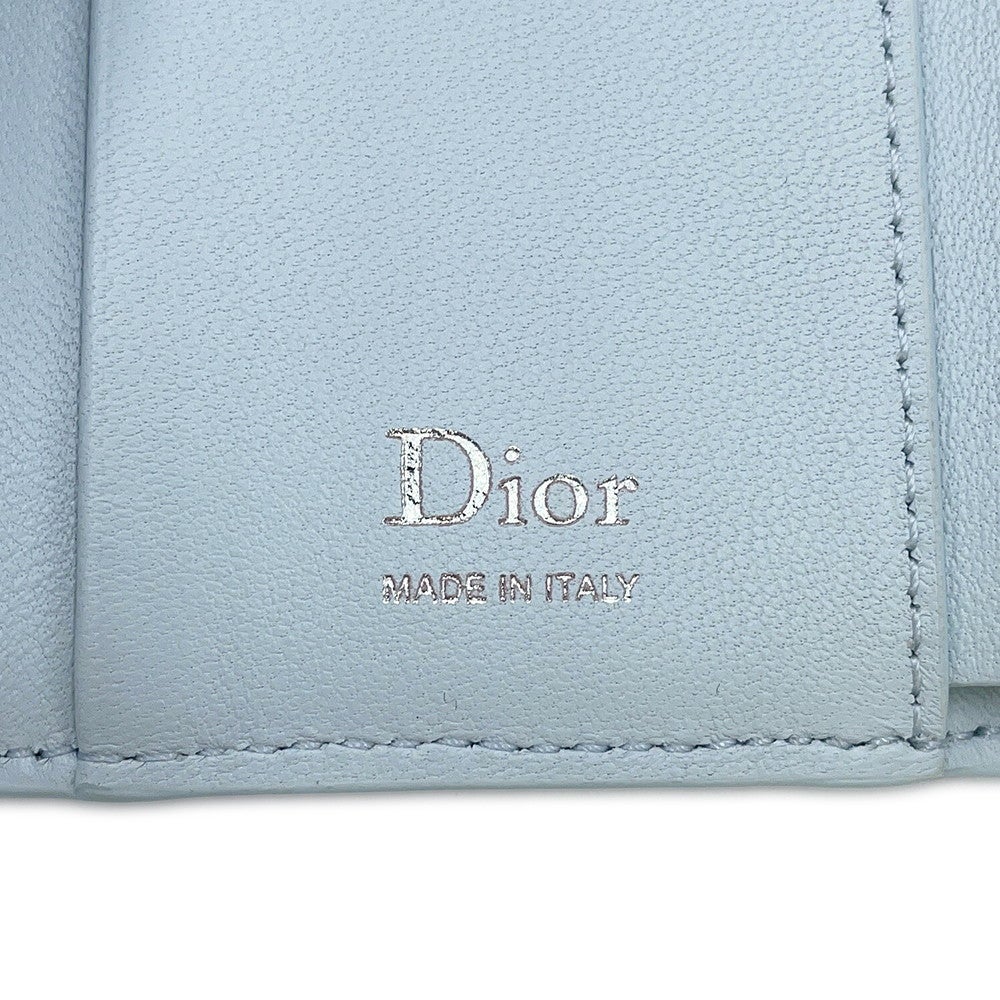 クリスチャン・ディオール 三つ折り財布 カナージュ My Dior Hibiscus