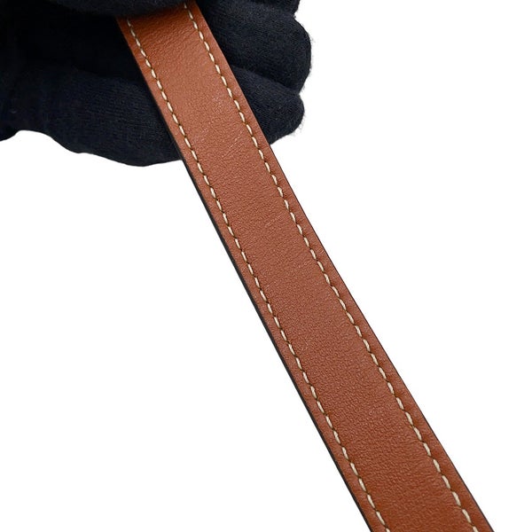 セリーヌ ショルダーバッグ キュイル トリオンフ フォルコ スムースカーフレザー 198263 CELINE ブラウン