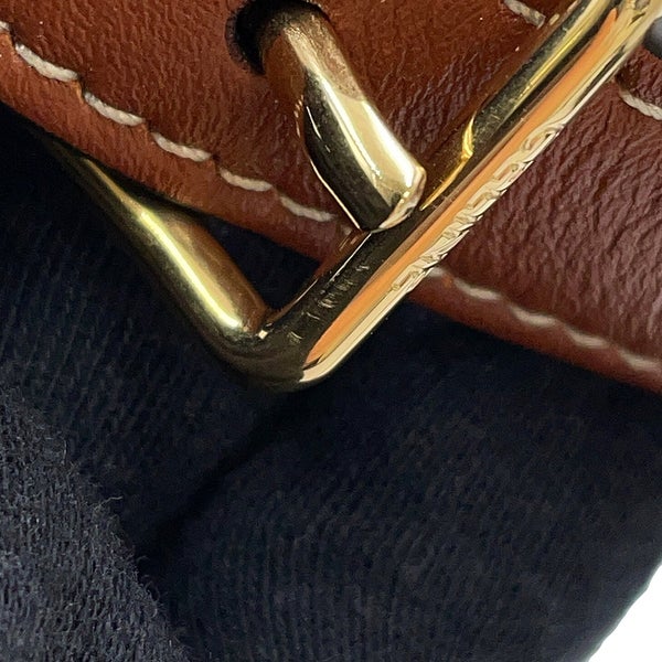 セリーヌ ショルダーバッグ キュイル トリオンフ フォルコ スムースカーフレザー 198263 CELINE ブラウン