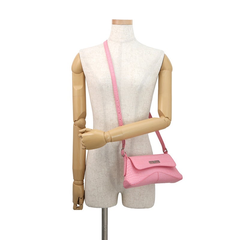 バレンシアガ ショルダーバッグ XX スモール クロコ型押しレザー 695645 BALENCIAGA 2way