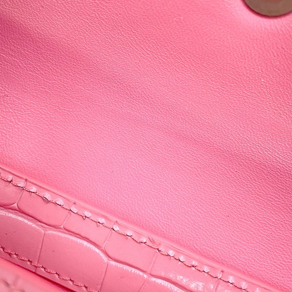 バレンシアガ ショルダーバッグ XX スモール クロコ型押しレザー 695645 BALENCIAGA 2way