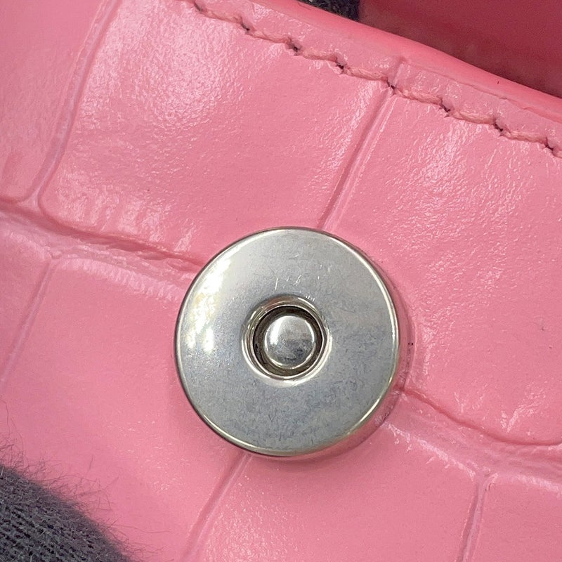 バレンシアガ ショルダーバッグ XX スモール クロコ型押しレザー 695645 BALENCIAGA 2way