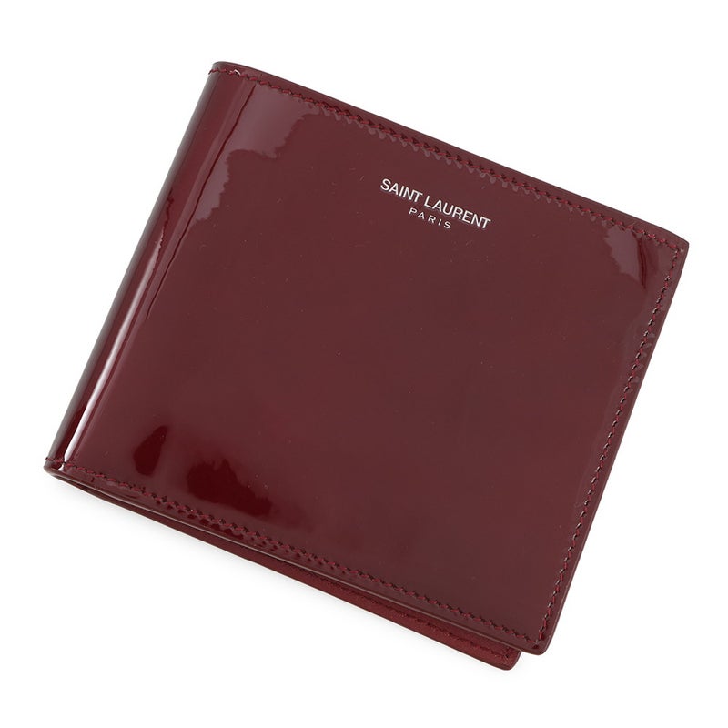 サンローランパリ 二つ折り財布 イースト/ウエスト ウォレット パテントレザー 396307 SAINT LAURENT PARIS