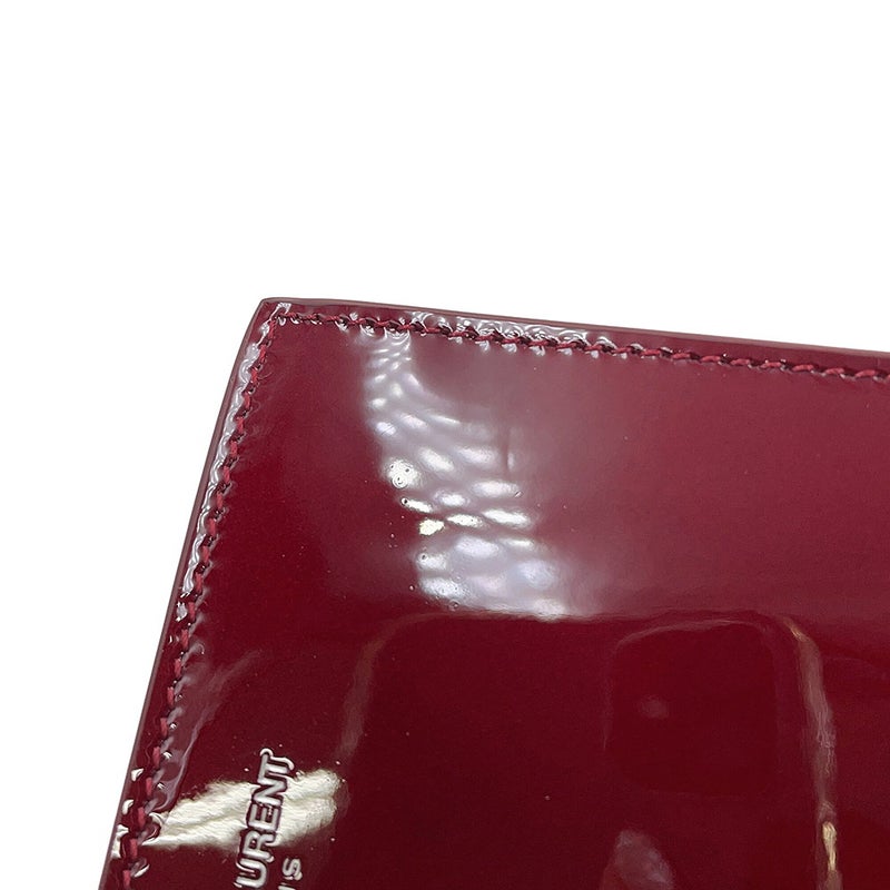 サンローランパリ 二つ折り財布 イースト/ウエスト ウォレット パテントレザー 396307 SAINT LAURENT PARIS