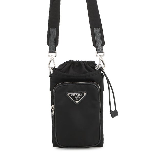 プラダ ショルダーバッグ Re-Nylon スマートフォンケース ナイロン 2ZH155 PRADA 黒