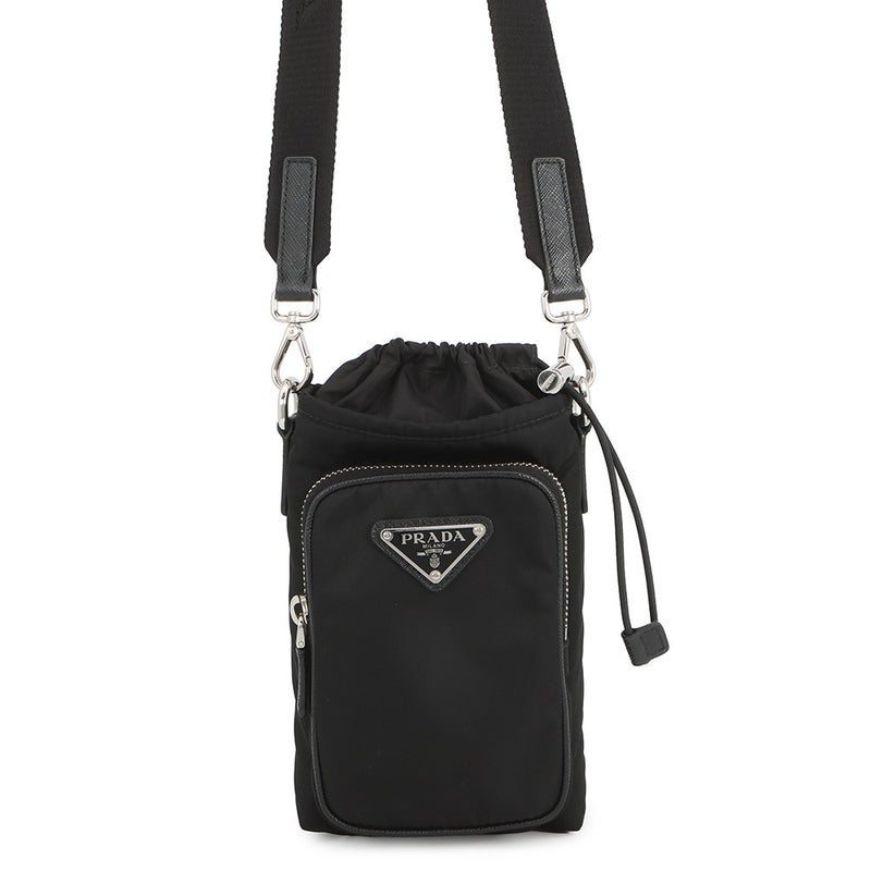 プラダ ショルダーバッグ Re-Nylon スマートフォンケース ナイロン 2ZH155 PRADA 黒