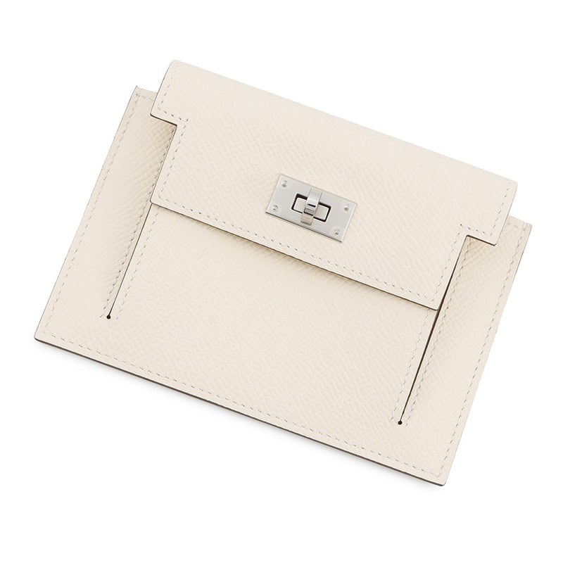 エルメス 財布 ケリーポケット コンパクト ナタ/シルバー金具 エプソン B刻印 財布