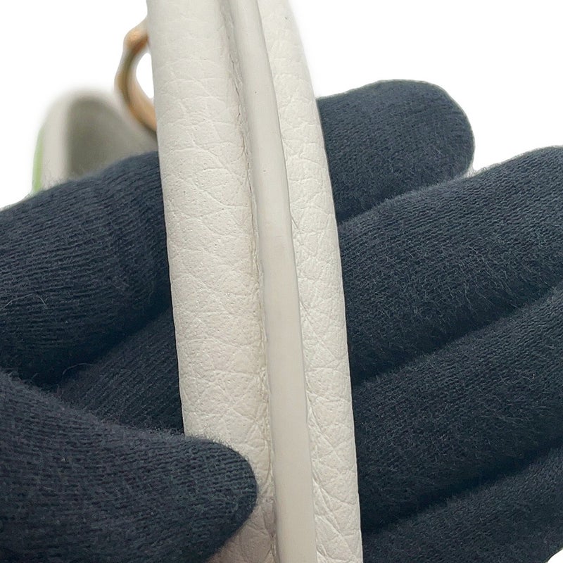 ルイヴィトン ハンドバッグ トリヨンレザー/テキスタイル カプシーヌ MINI M59879 LOUIS VUITTON ヴィトン 白