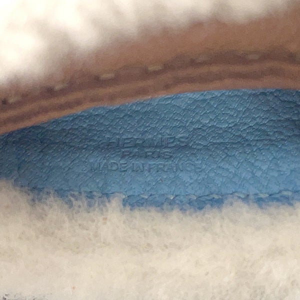 エルメス バッグチャーム ロデオPM ロベオ プラッシュ エルメス バッグチャーム ロデオPM ロベオ プラッシュ ラムスキン/ムートン K刻印