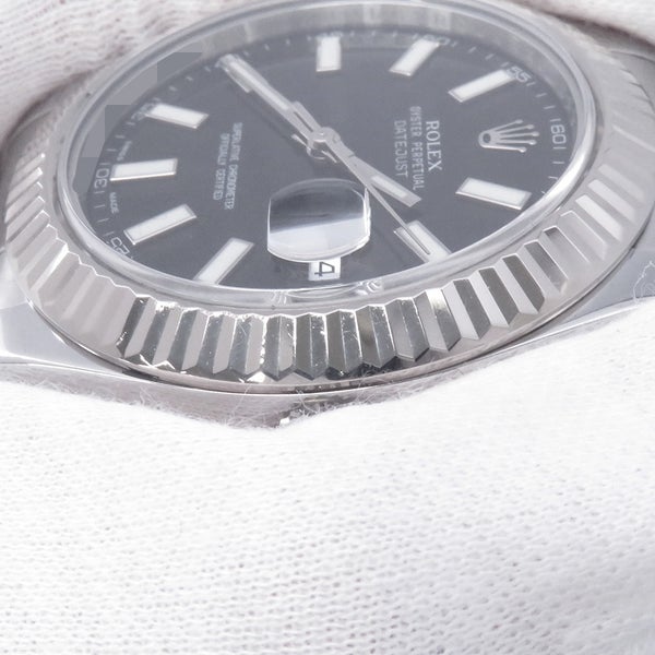 ロレックス デイトジャスト2 ランダムシリアル ルーレット 116334 ROLEX 腕時計 黒文字盤