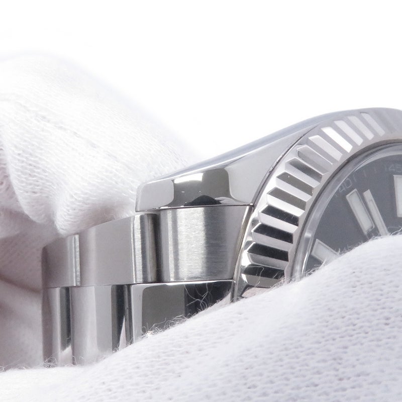 ロレックス デイトジャスト2 ランダムシリアル ルーレット 116334 ROLEX 腕時計 黒文字盤