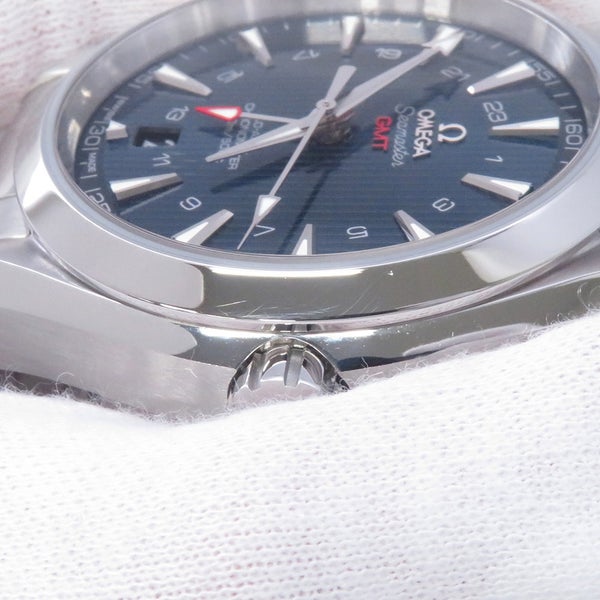 オメガ シーマスター アクアテラ 150M コーアクシャル GMT 231.10.43.22.03.001 OMEGA 腕時計 ブルー文字盤